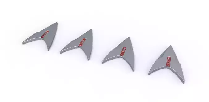 Dark Timeline Badge from Star Trek Picard TV series Season 2 3D print model