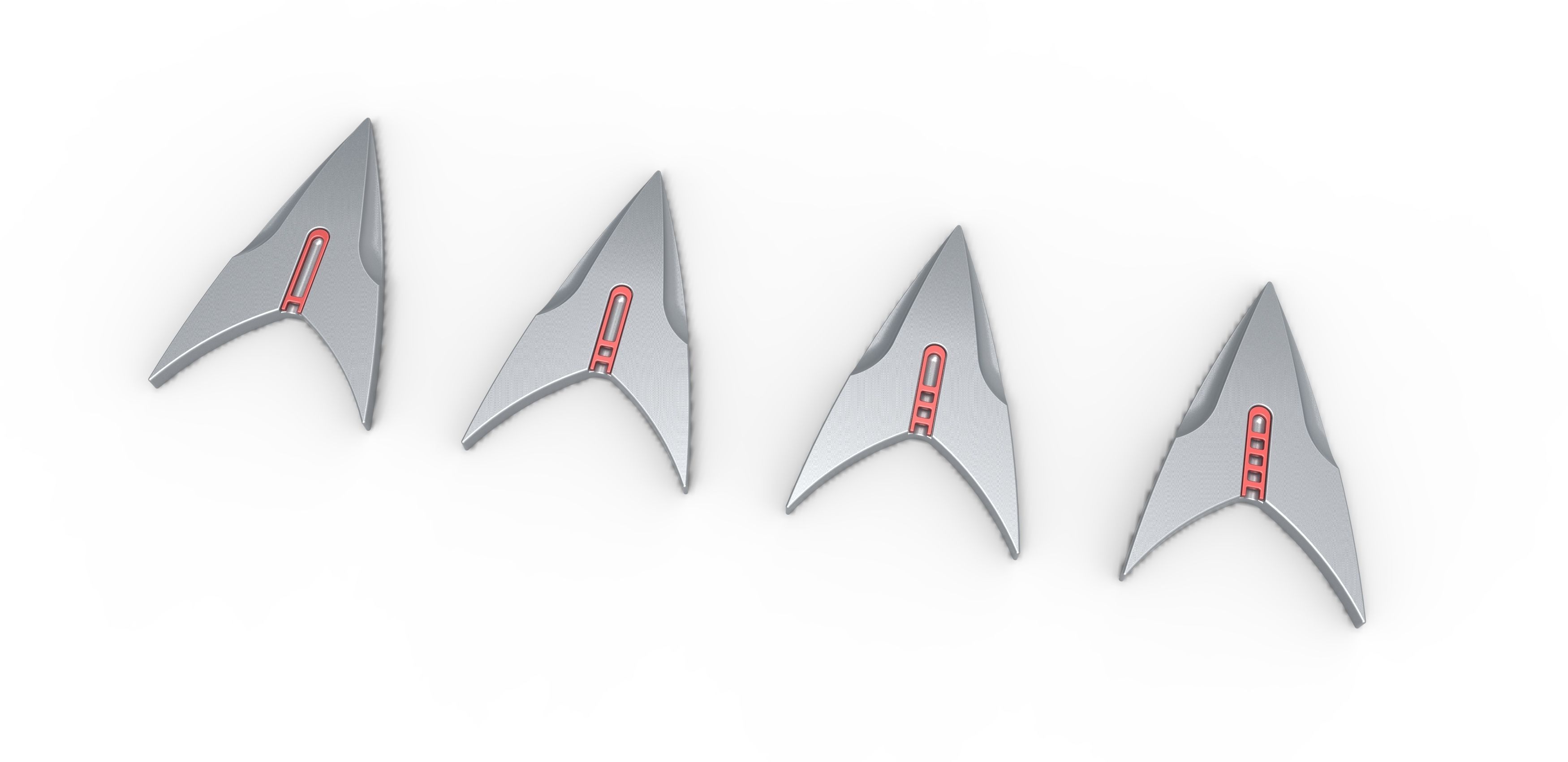 Dark Timeline Badge from Star Trek Picard TV series Season 2 3D print model_2