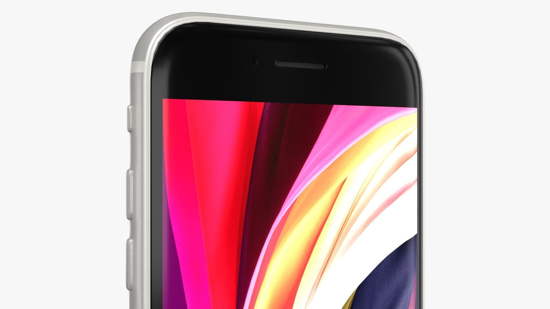 iPhone SE Starlight 2022 Low-poly 3D model_8