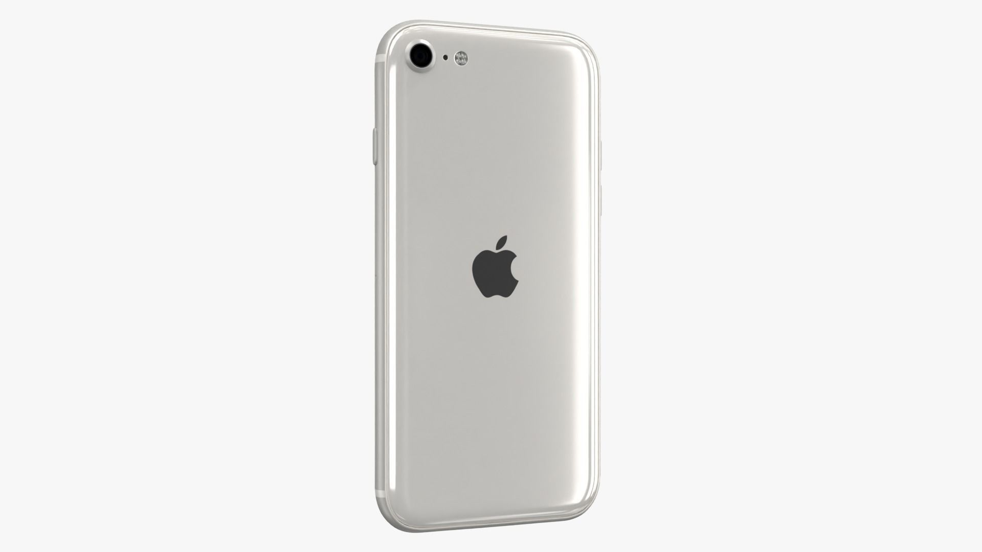 iPhone SE Starlight 2022 Low-poly 3D model_10