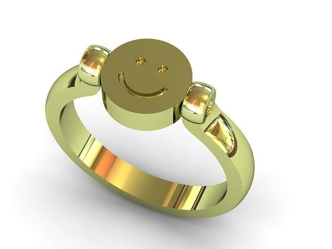 Ring smile  Free 3D model