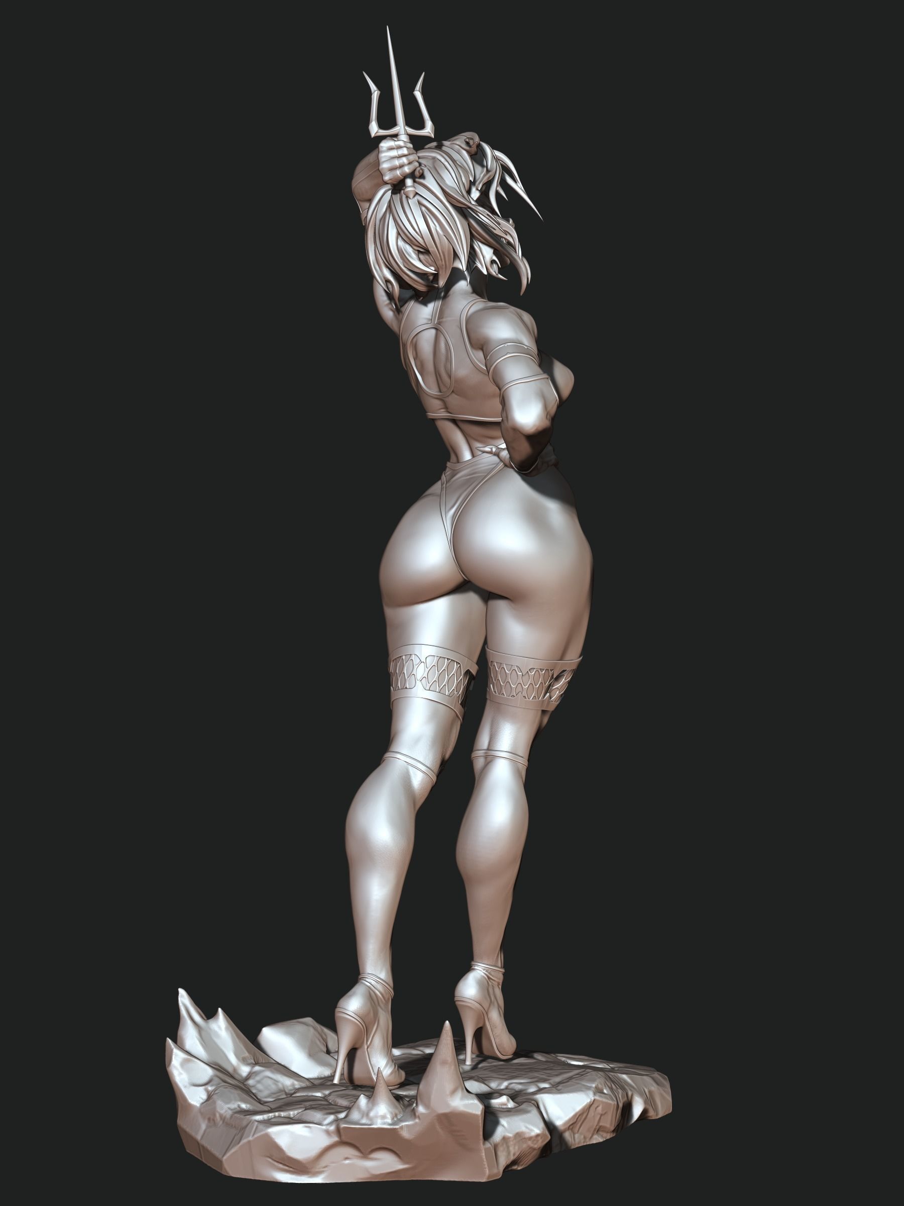 Mileena 3D print model_13
