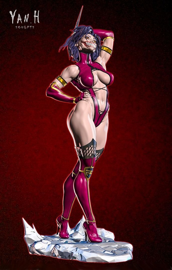 Mileena 3D print model_1