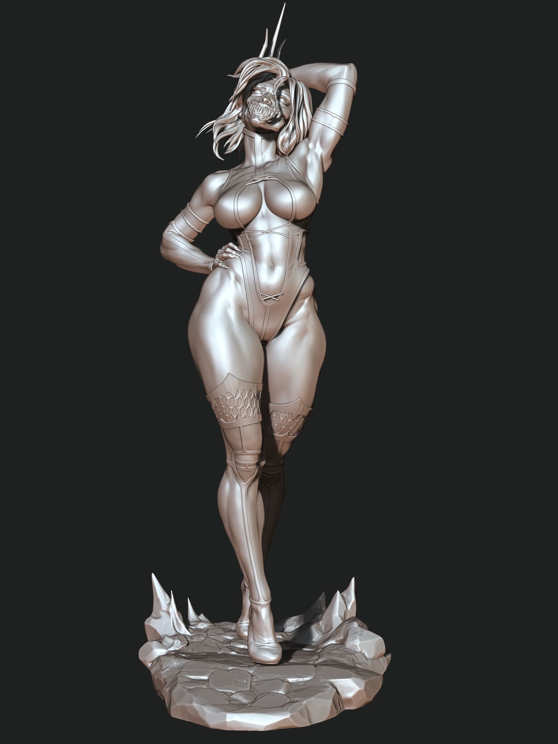 Mileena 3D print model_19