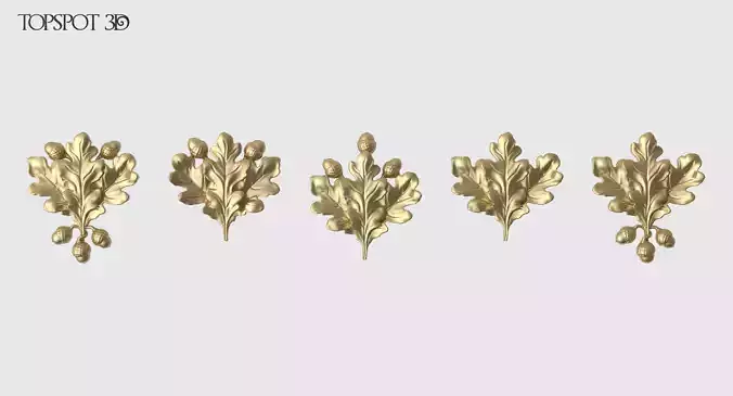Oak Leaves Set