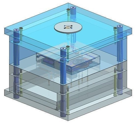 2-Plate Plastic Injection Molding Equipment 3D model
