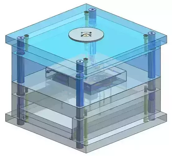 2-Plate Plastic Injection Molding Equipment 3D model