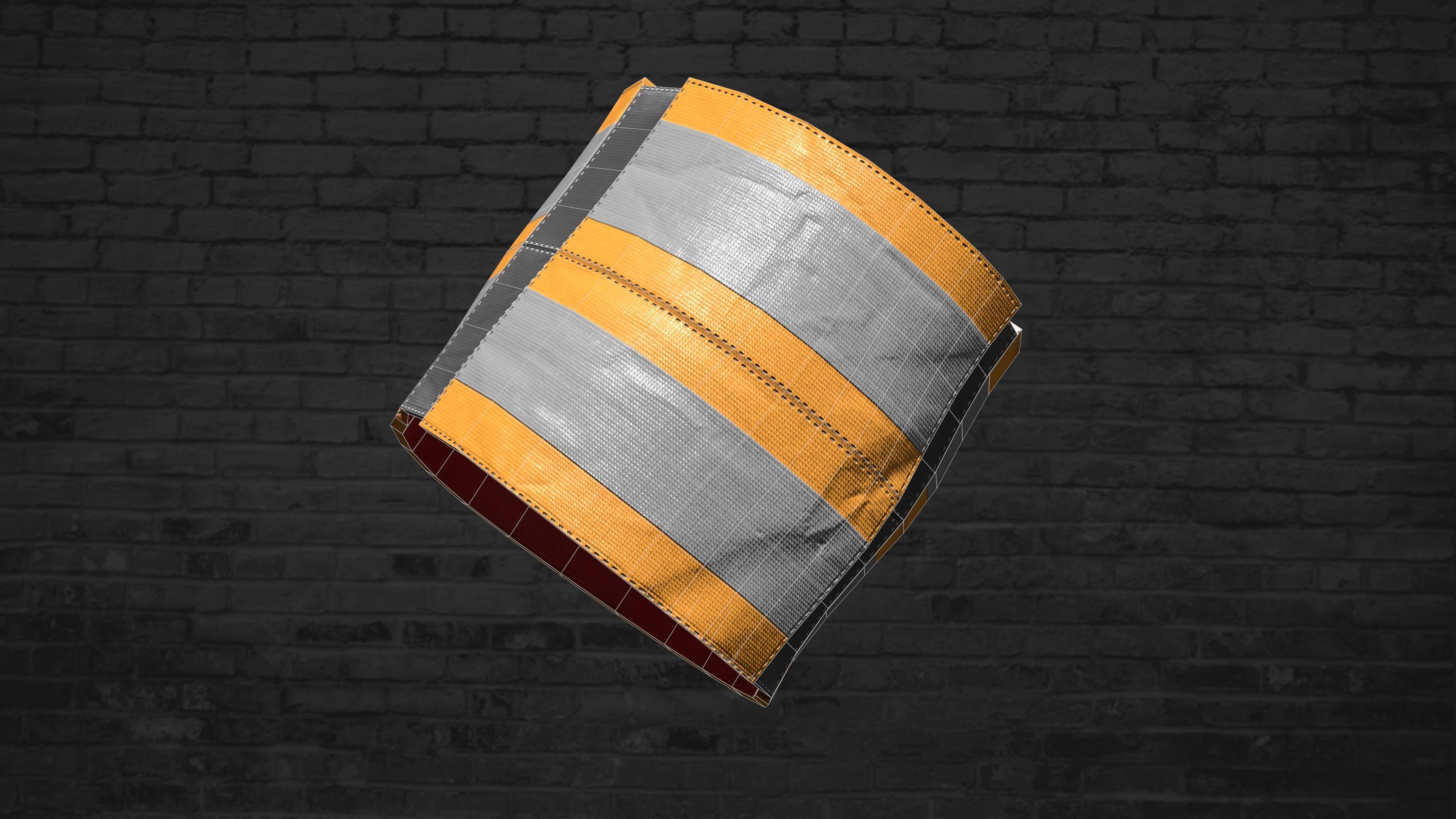 MILITARY Reflective Arm Band  Low-poly 3D model_8