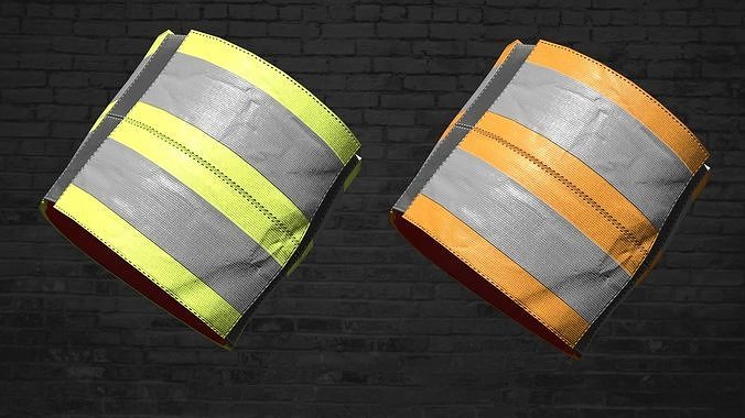 MILITARY Reflective Arm Band  Low-poly 3D model