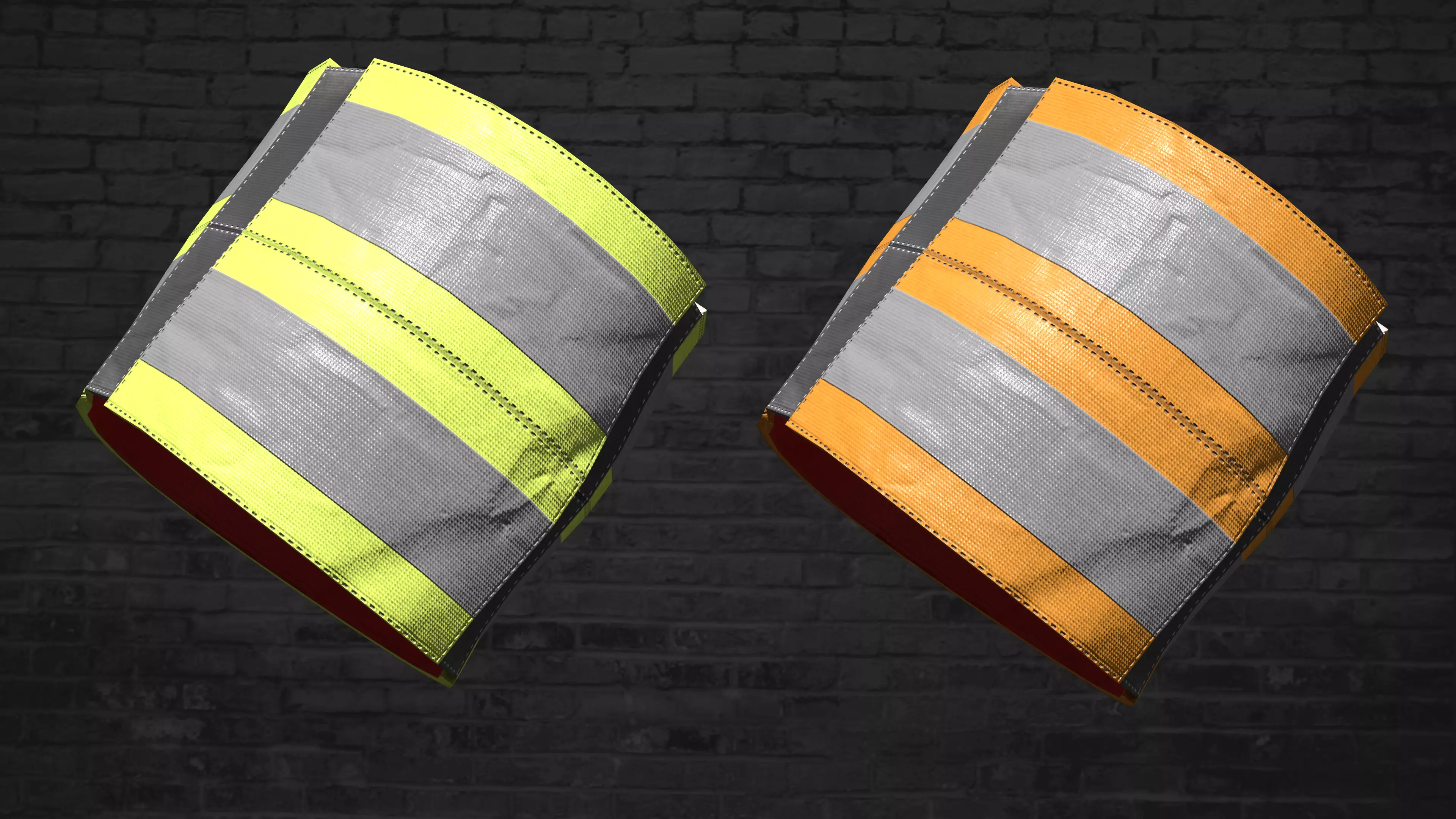 MILITARY Reflective Arm Band  Low-poly 3D model_0