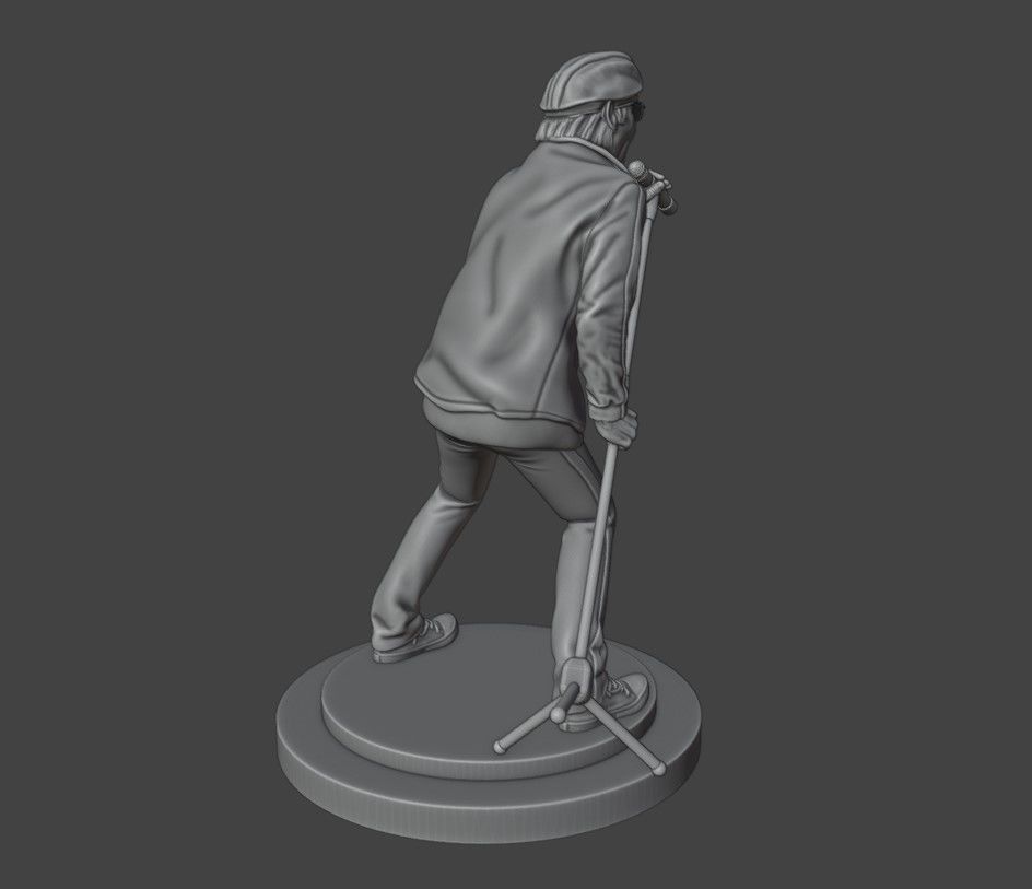 Klaus Meine - Scorpions 3dprinting 3D print model_4