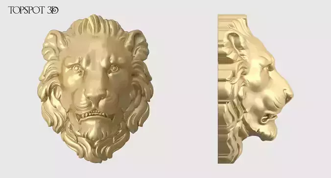 Lion Head Baroque Style