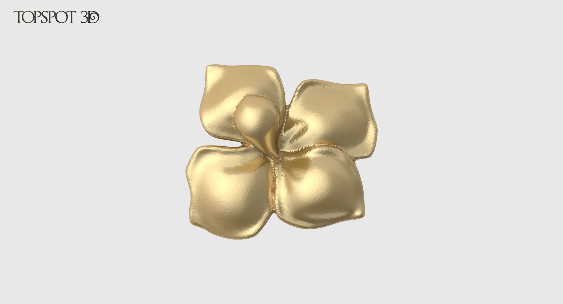 Decorative Flowers Set 3D print model_21