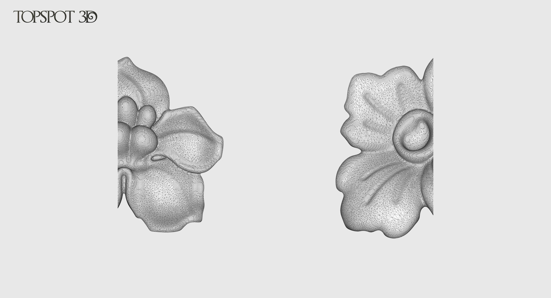 Decorative Flowers Set 3D print model_34