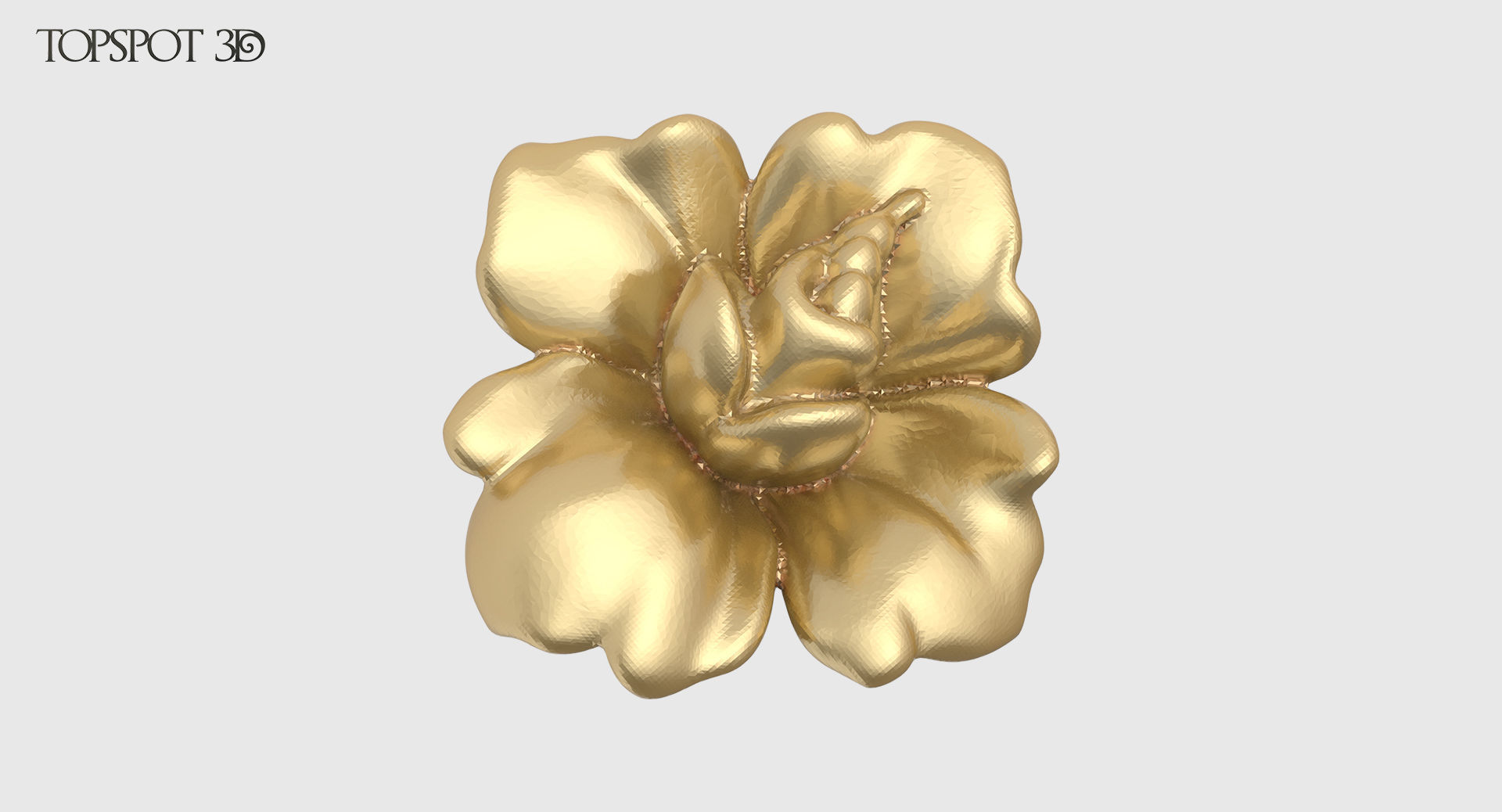Decorative Flowers Set 3D print model_18