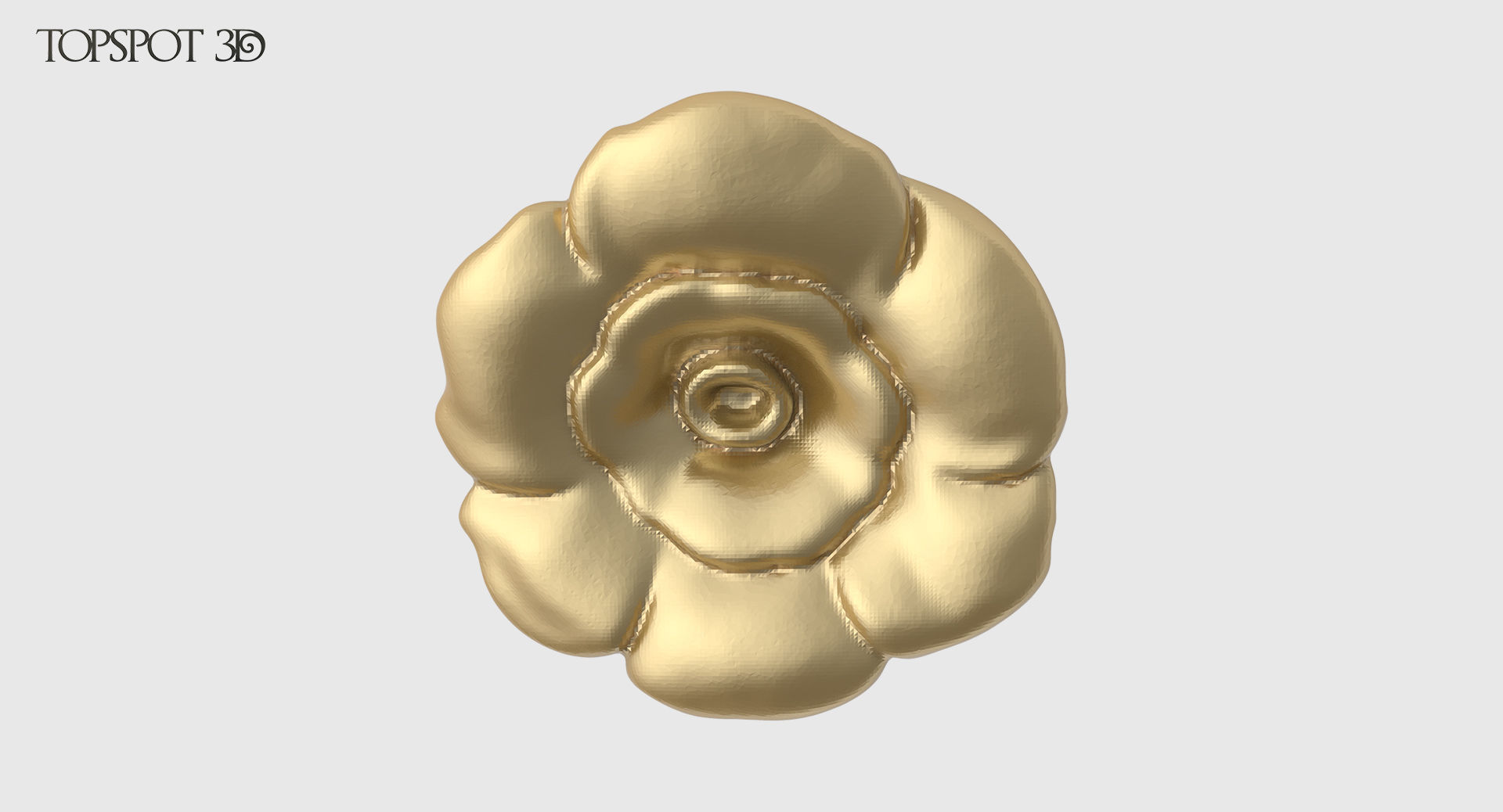 Decorative Flowers Set 3D print model_12