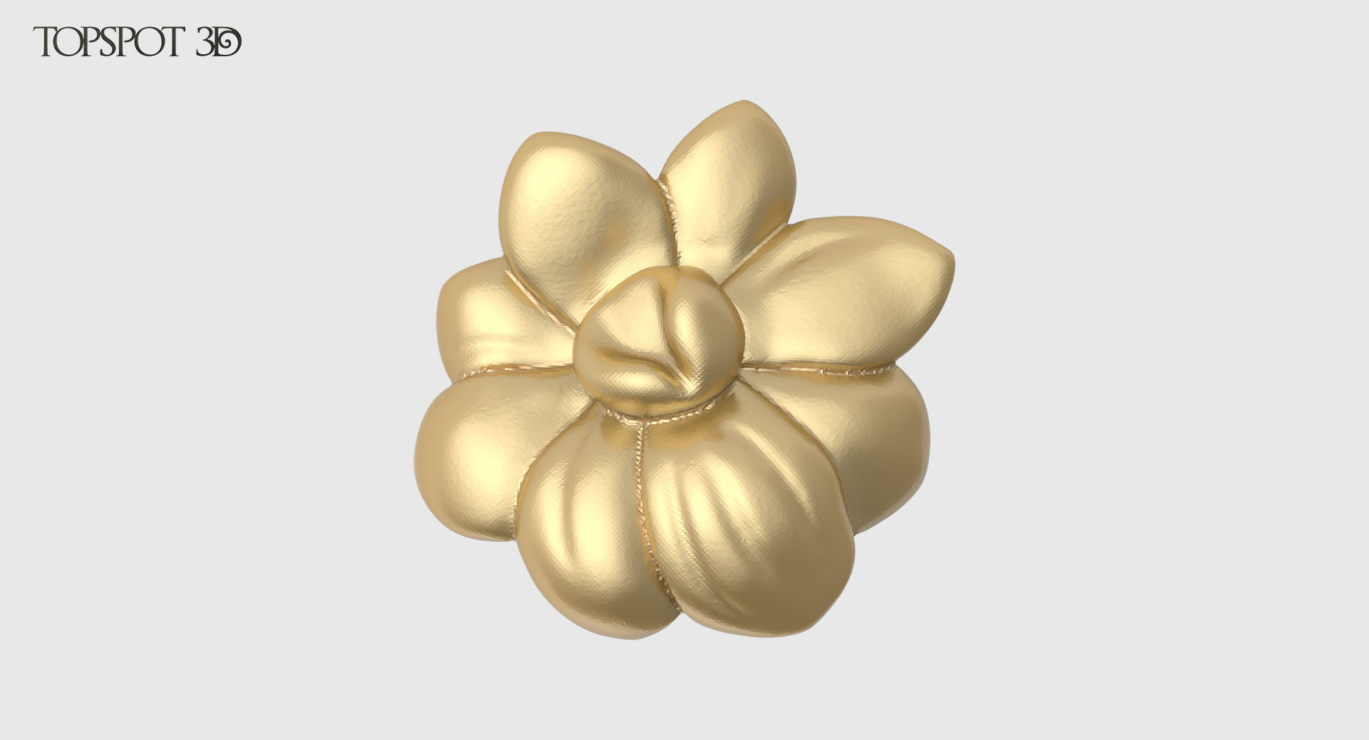 Decorative Flowers Set 3D print model_17