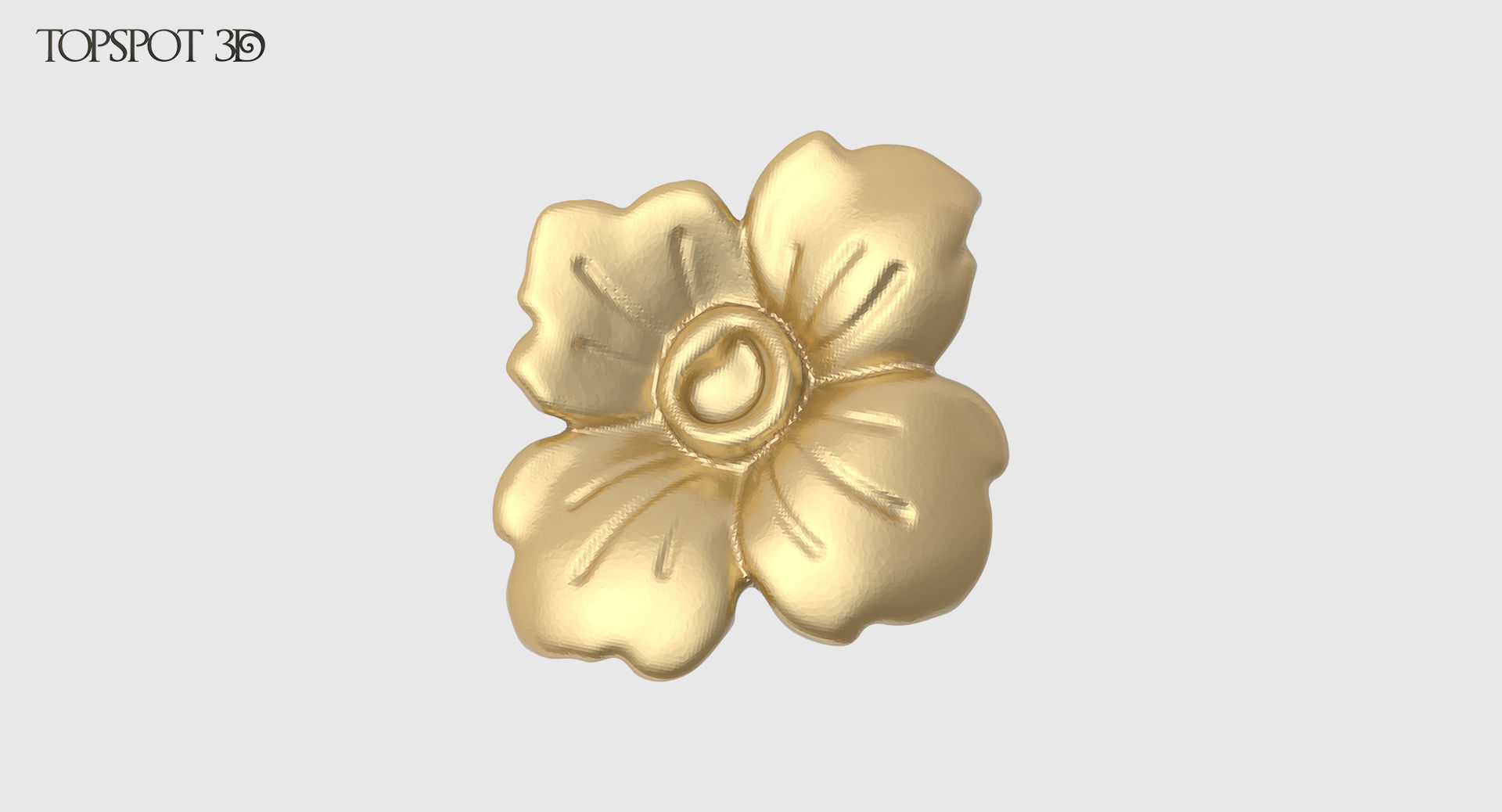 Decorative Flowers Set 3D print model_16