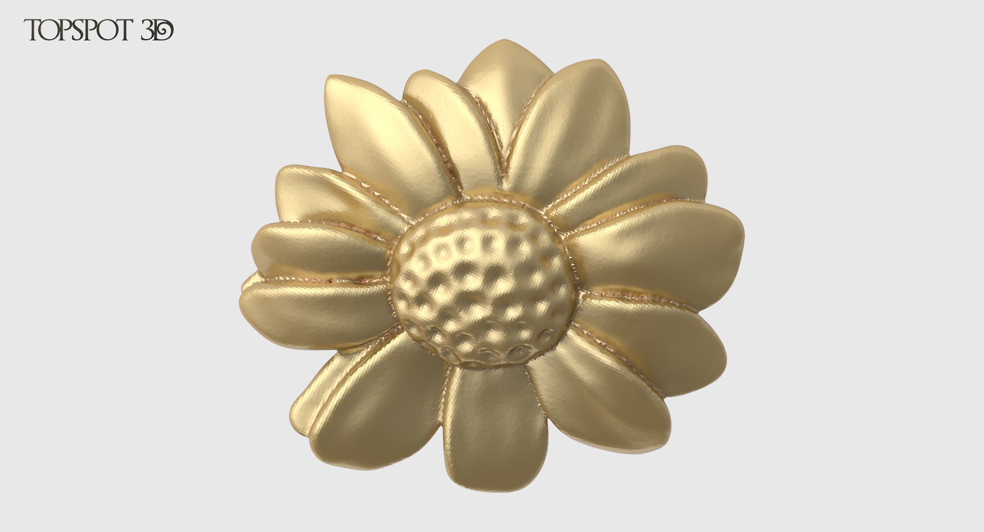 Decorative Flowers Set 3D print model_22