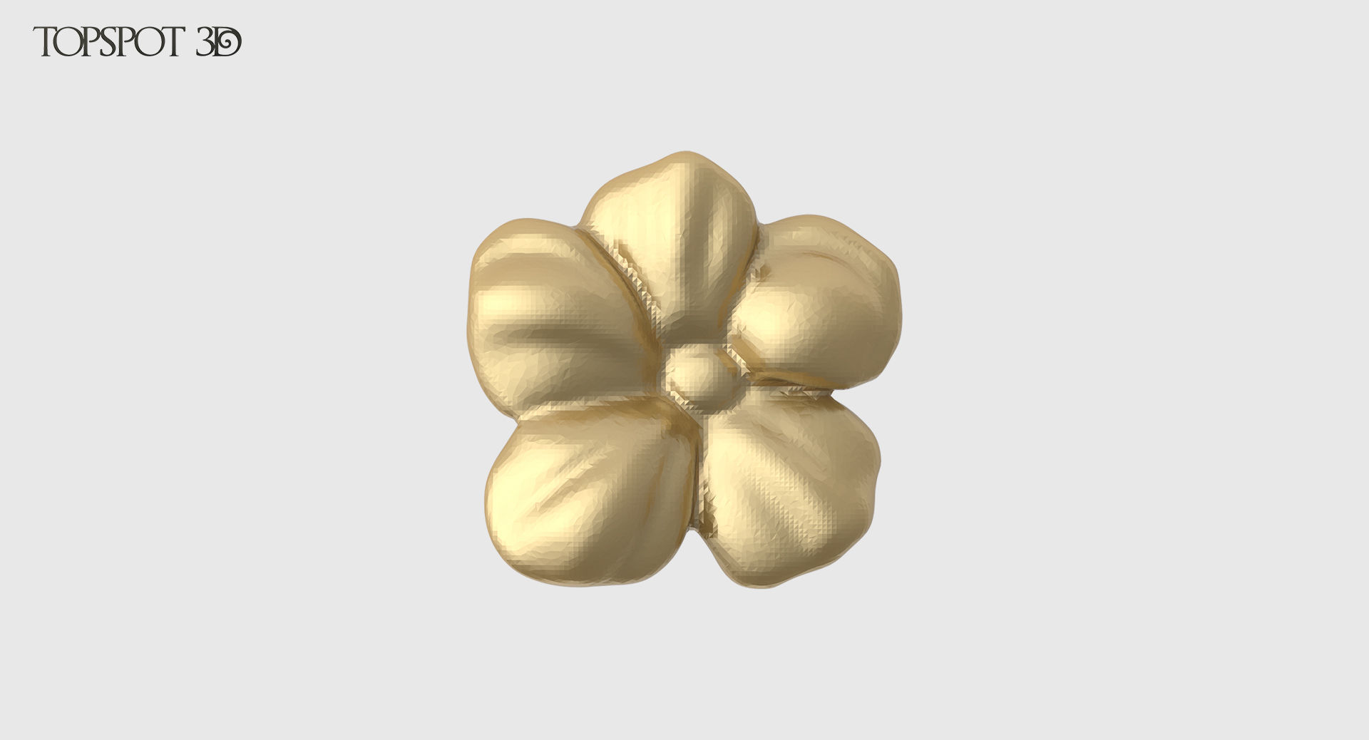 Decorative Flowers Set 3D print model_23