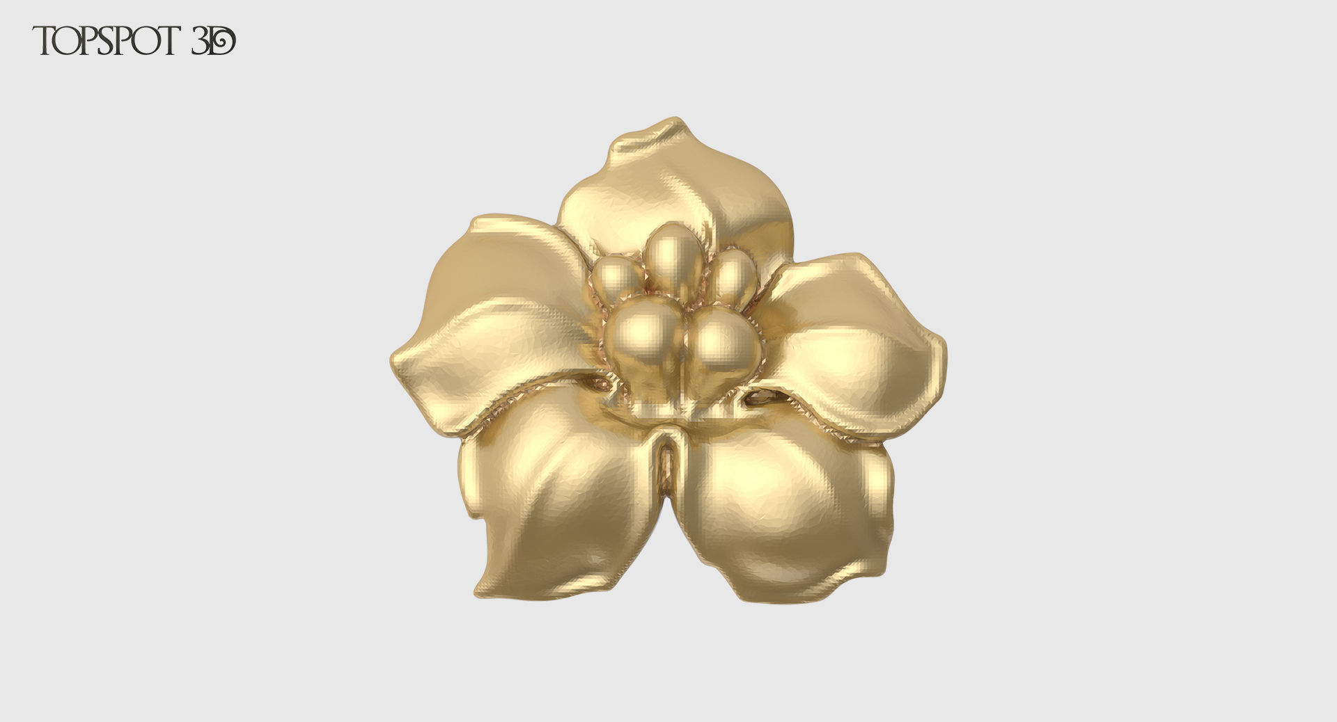 Decorative Flowers Set 3D print model_15