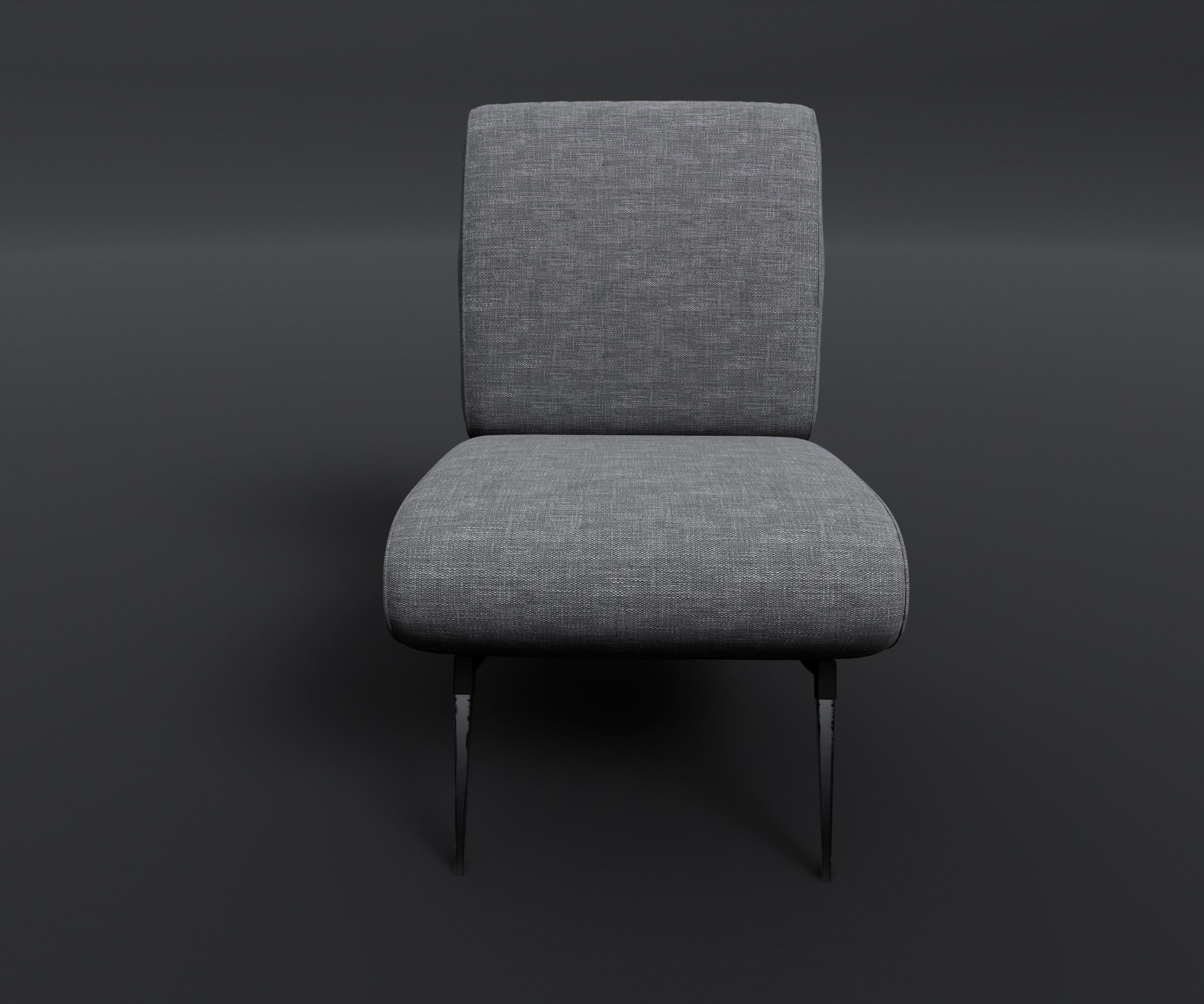 Armchair - Family for Revit 3D model_2