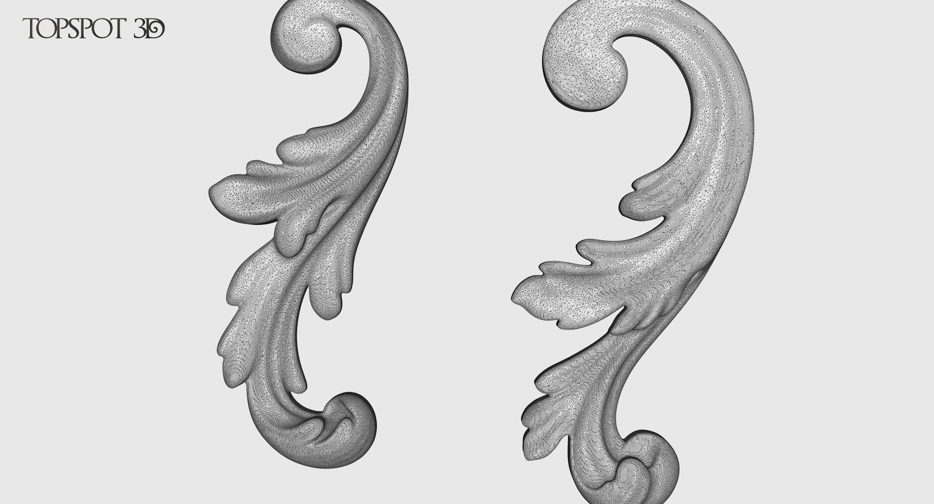 Acanthus Leaves Collection 3D print model_24