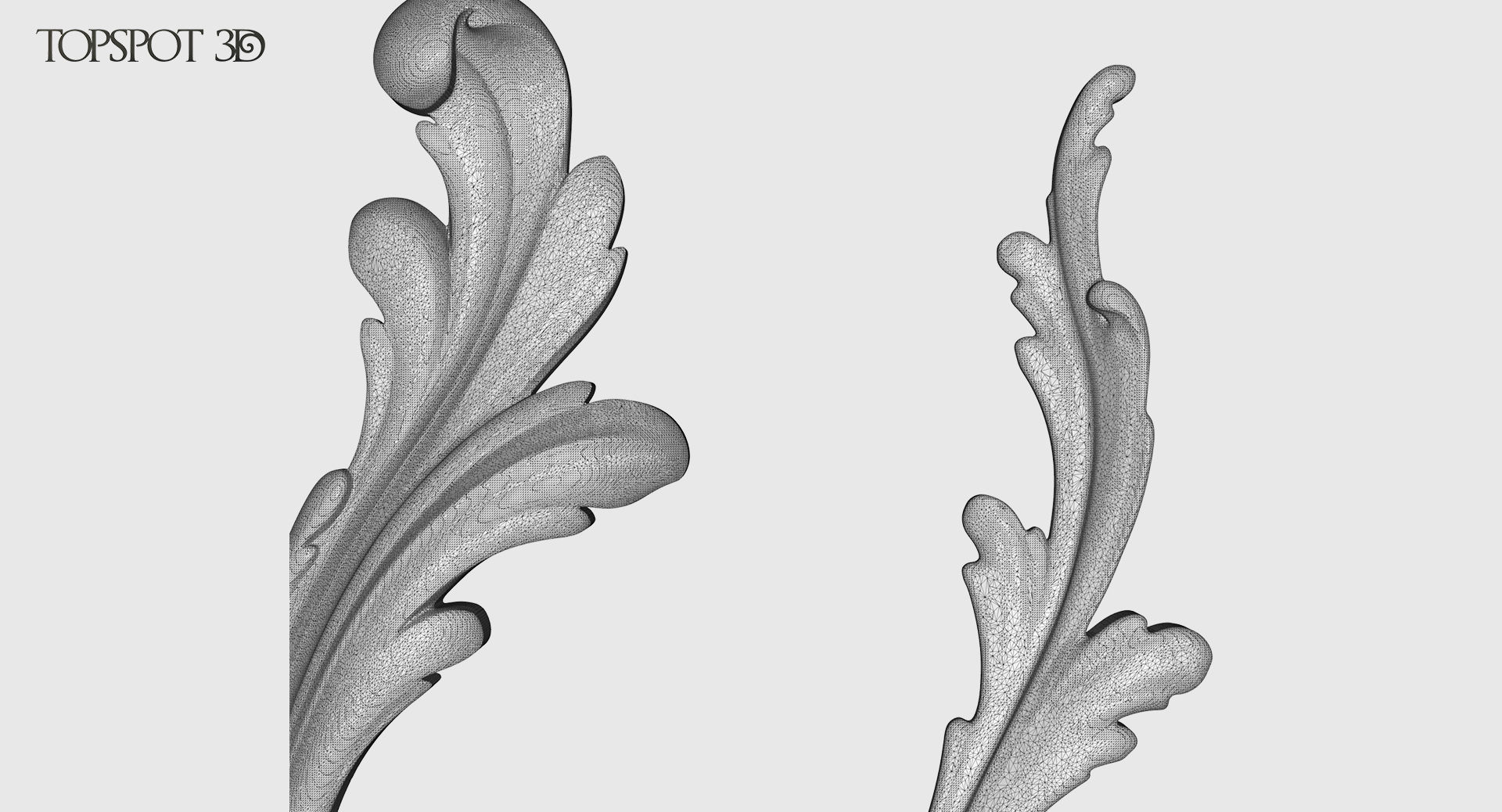 Acanthus Leaves Collection 3D print model_29