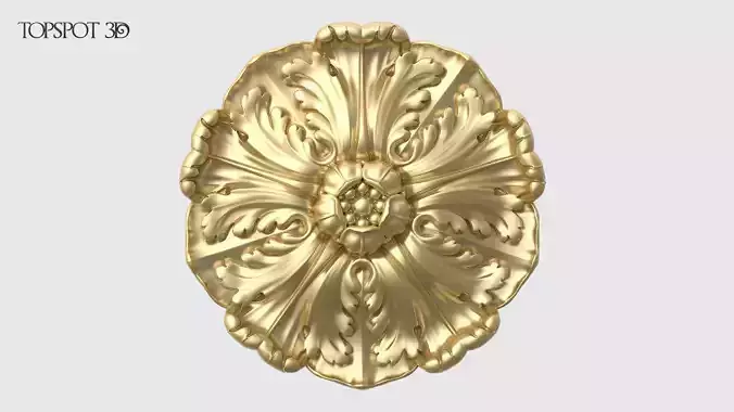 Renaissance Rosette Flower