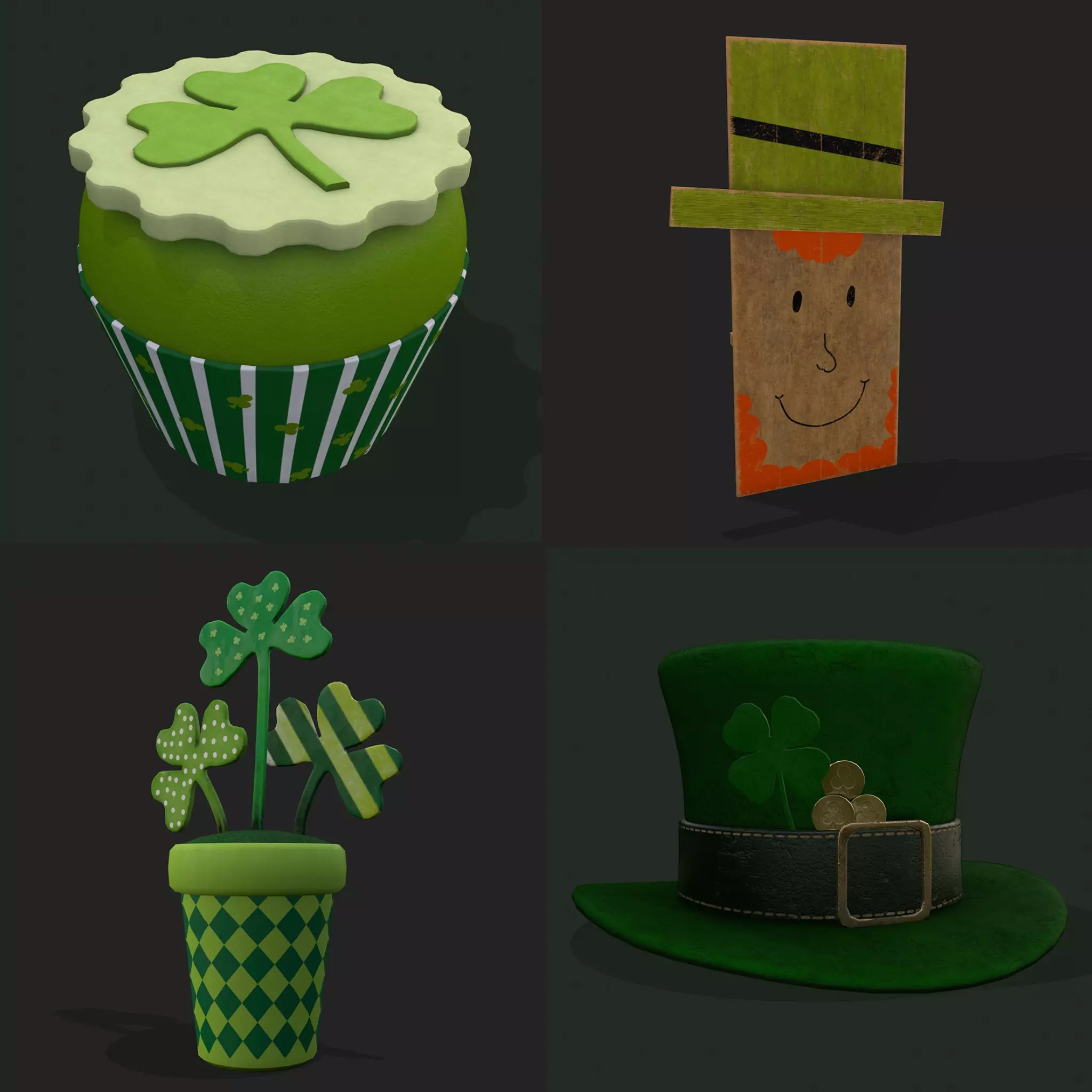 St Pattys Mix One  3D Model Collection_0