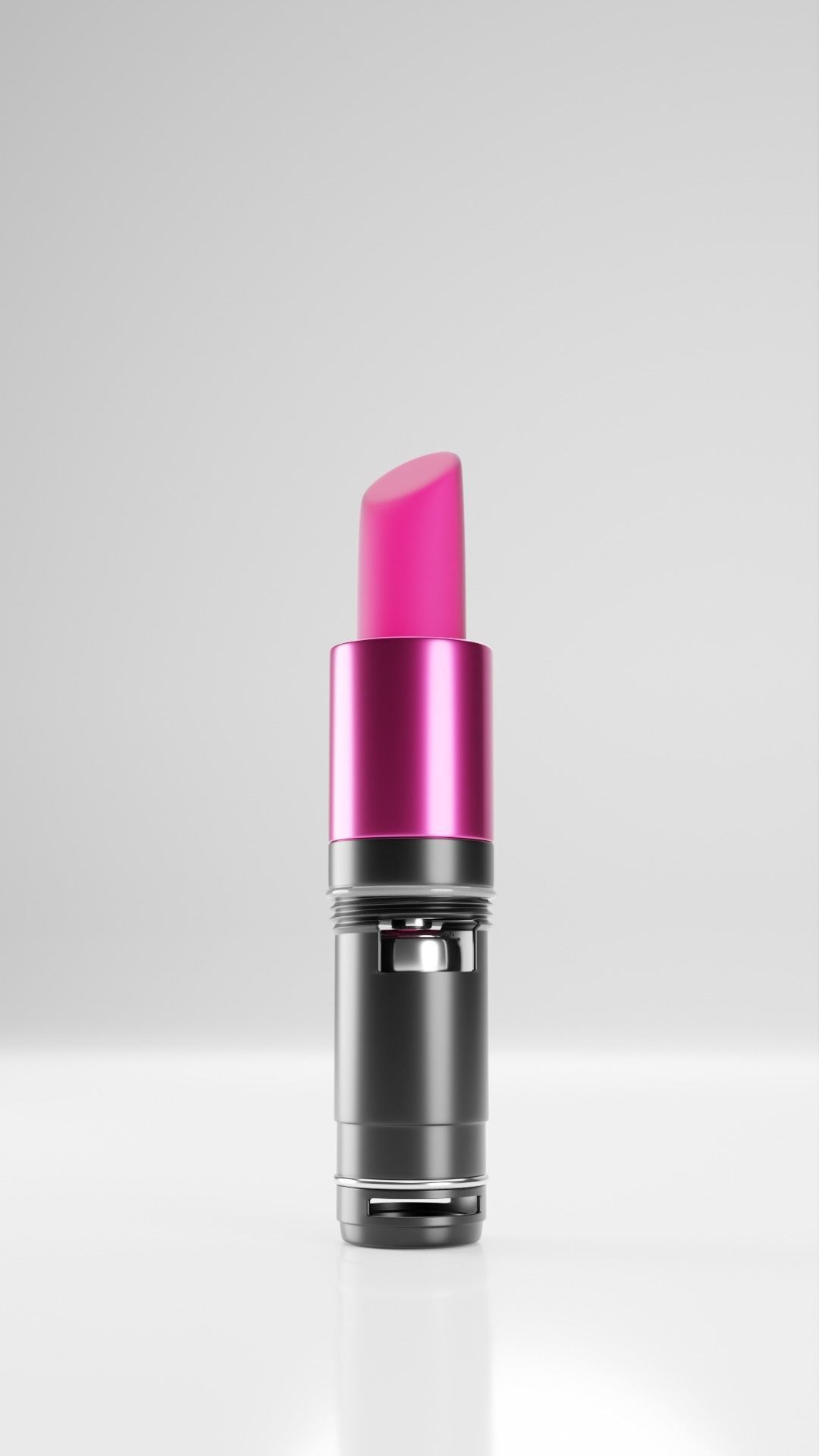 Vibrating Lipstick Low-poly 3D model_4