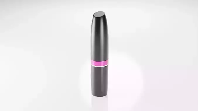 Vibrating Lipstick Low-poly 3D model