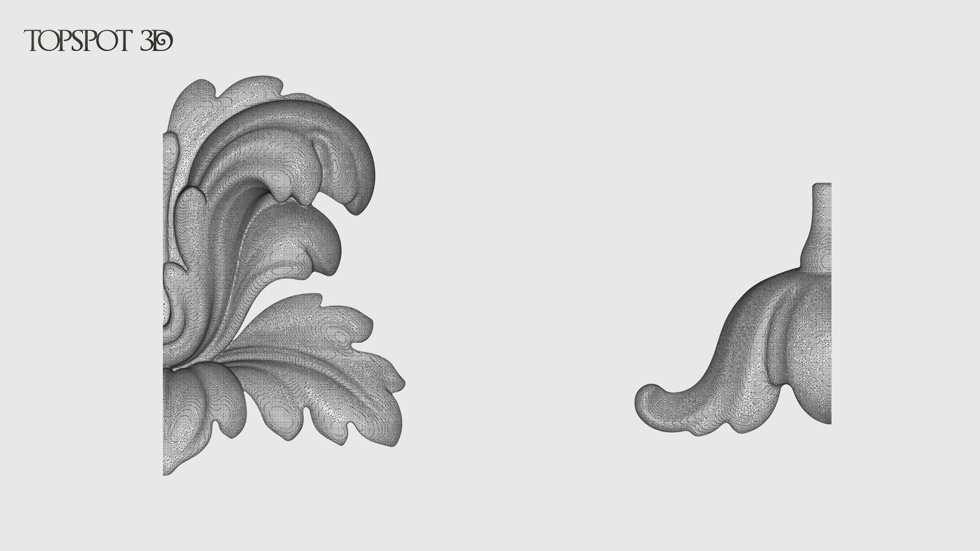 Vertical Leaves Collection 3D print model_34