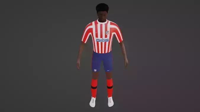 Soccer Player - Atletico Madrid 