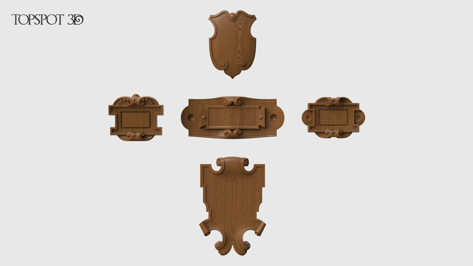 Mini Cartouche Set 3D print model_10