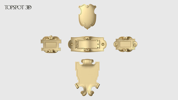Mini Cartouche Set 3D print model
