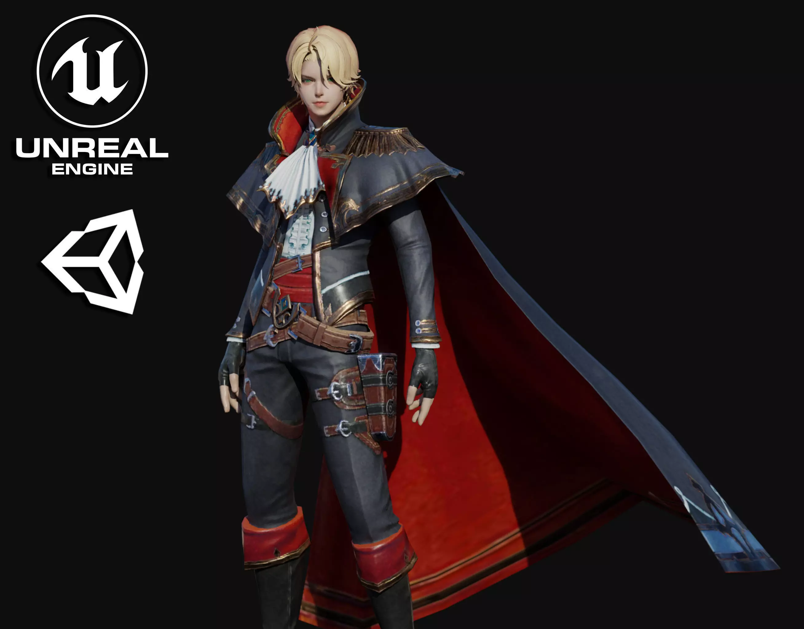 Lord Man Low-poly 3D model_0