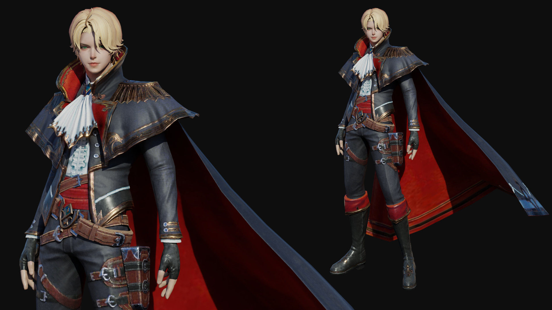 Lord Man Low-poly 3D model_2