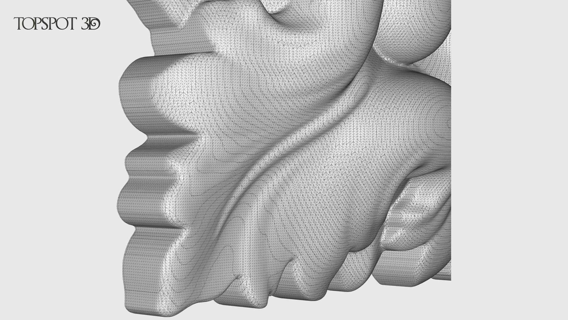 Square Rosette 3D print model_13