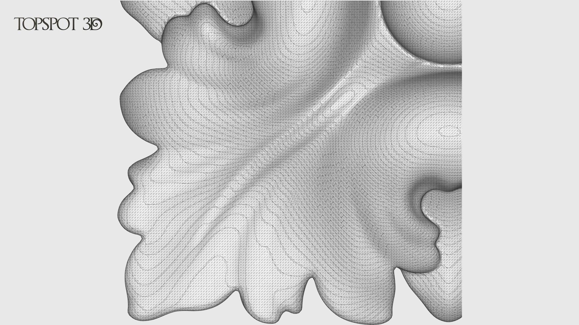 Square Rosette 3D print model_15