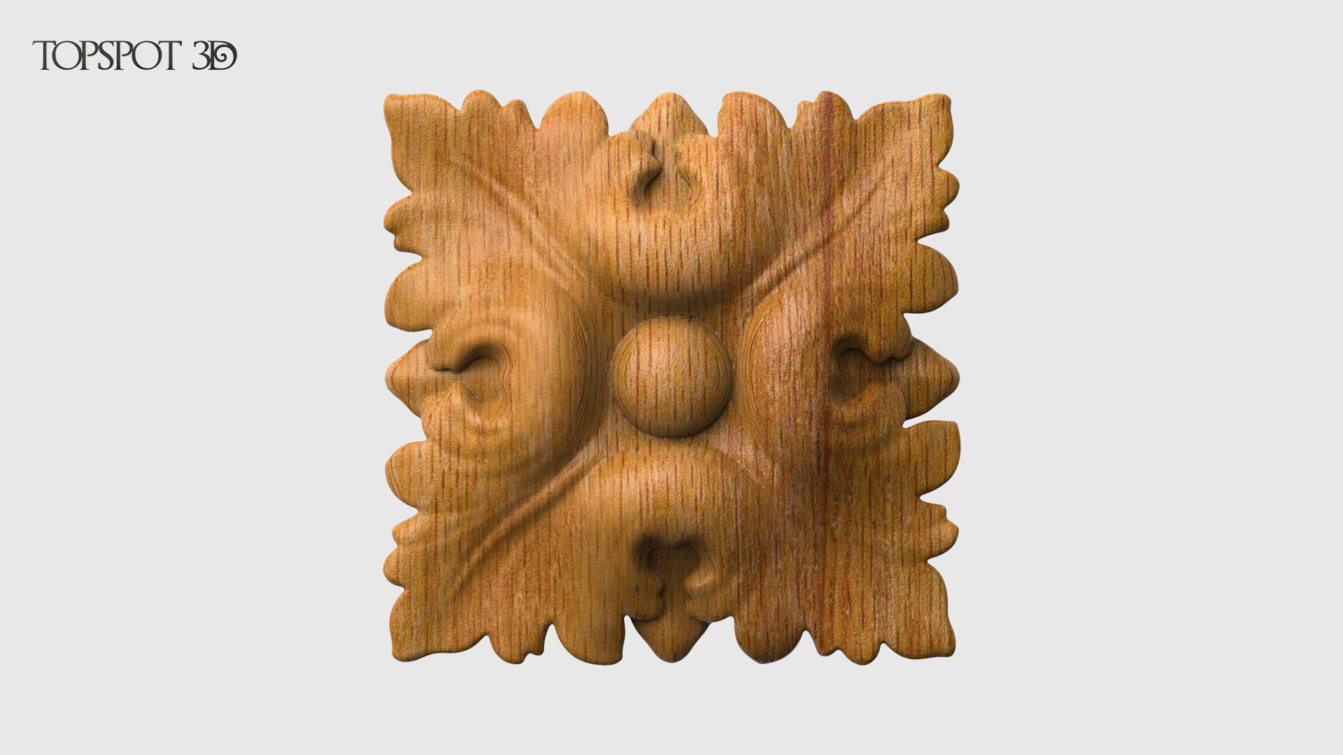 Square Rosette 3D print model_10