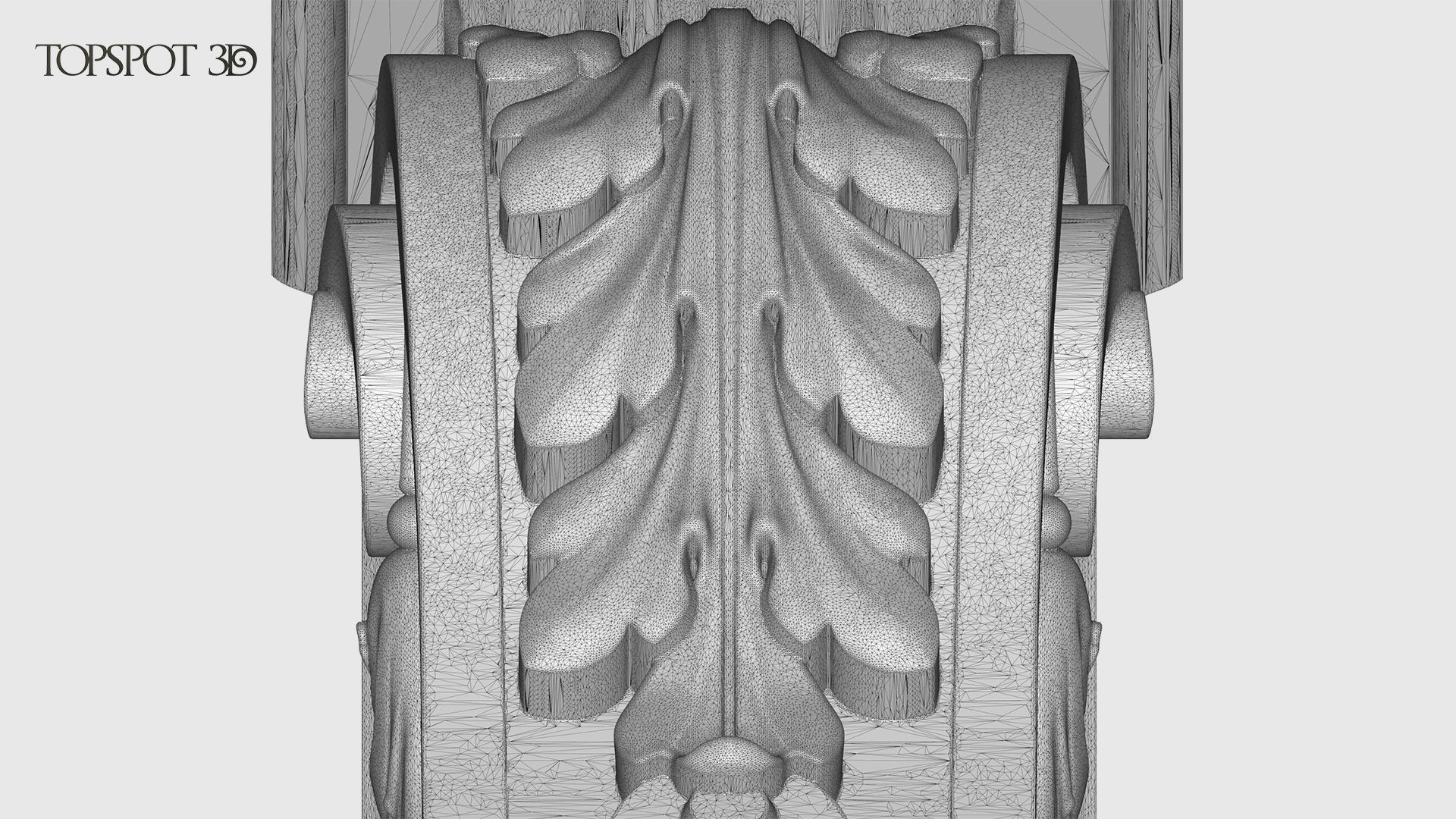 Carved Bracket 3D print model_14