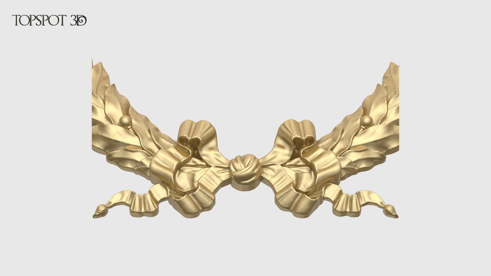 Laurel Wreath  3D print model_8