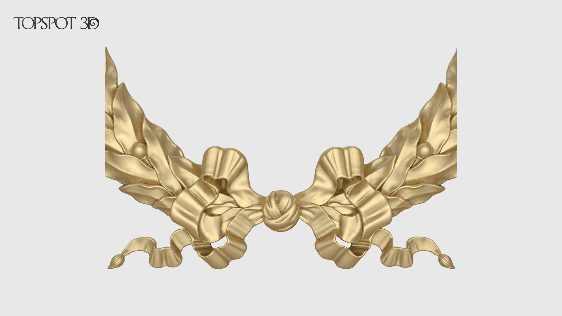 Laurel Wreath  3D print model_6