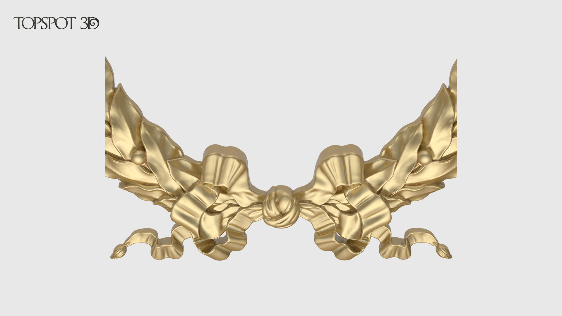Laurel Wreath  3D print model_7