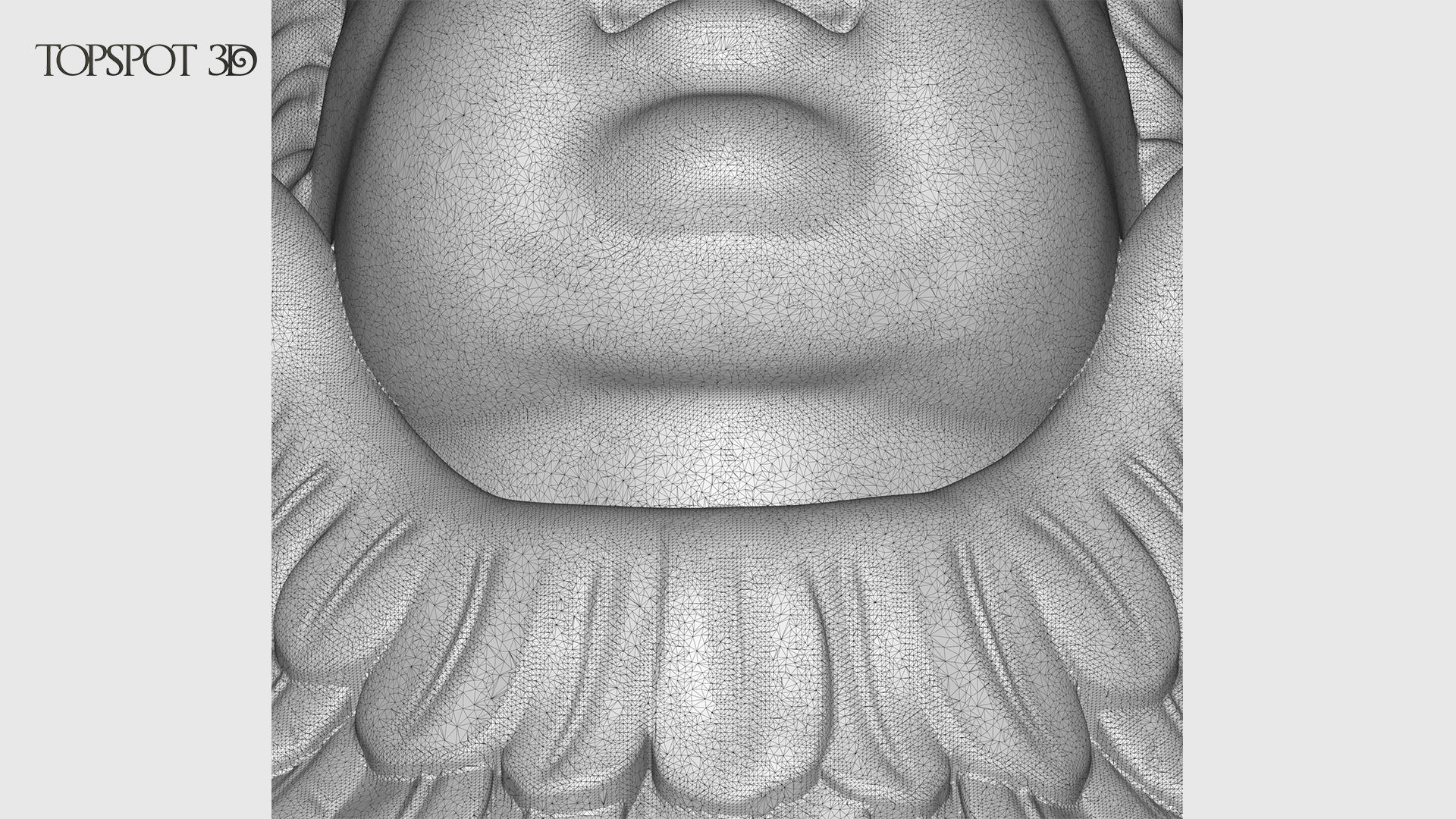 Cherub gold angel head 3D print model_13