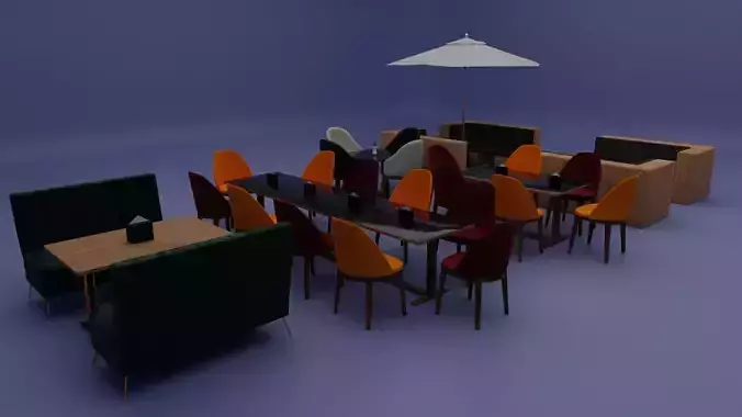 table and chairs
