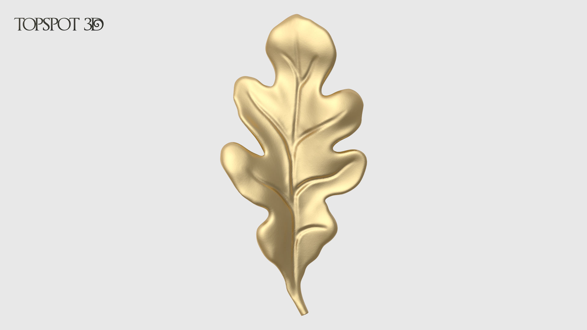 Oak Leaves And Acorns set 3D print model_14