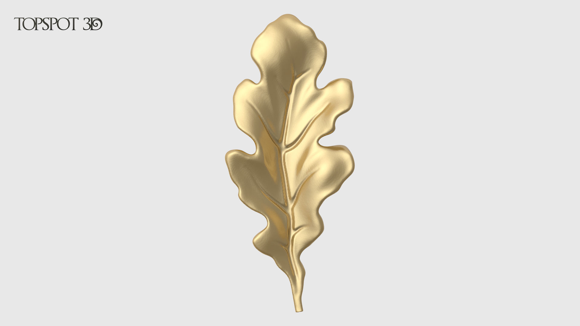 Oak Leaves And Acorns set 3D print model_15