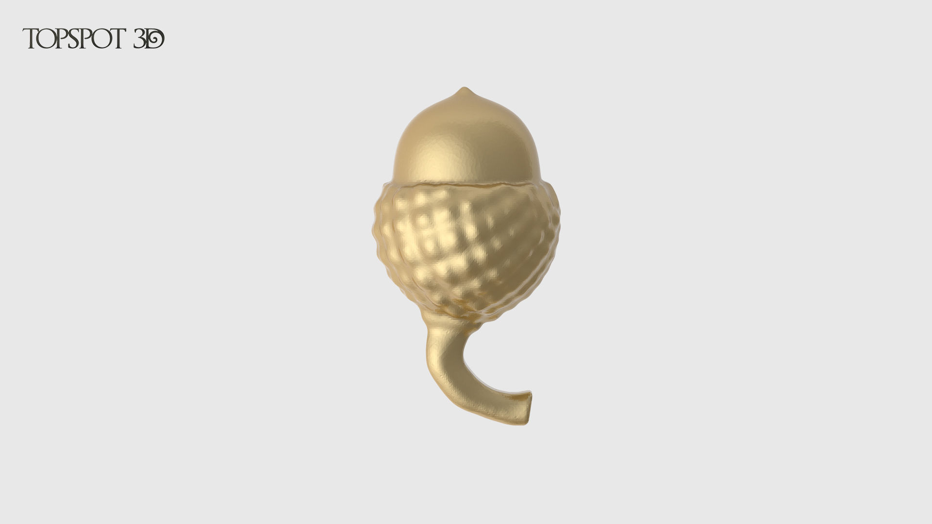 Oak Leaves And Acorns set 3D print model_9